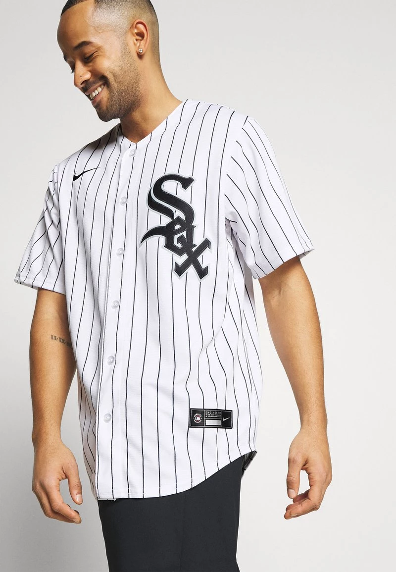 Nike Performance Herren MLB CHICAGO WHITE SOX HOME - Vereinsmannschaften - White/black 4 Nike Performance Herren MLB CHICAGO WHITE SOX HOME - Vereinsmannschaften - White/black – Bild 4