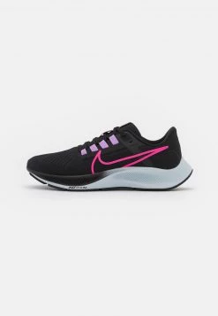 Nike Performance AIR ZOOM PEGASUS 38 - Laufschuh Neutral - Black/hyper Pink/lilac/pure Platinum | Damen
