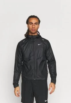 Nike Performance Herren SHIELDRUNNER - Laufjacke - Black/silver