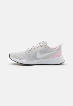 Nike Performance REVOLUTION 5 UNISEX - Laufschuh Neutral - Photon Dust/white/pink Foam