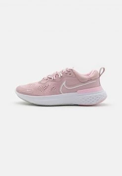 Nike Performance Damen REACT MILER 2 - Laufschuh Neutral - Plum Chalk/white/pink Foam