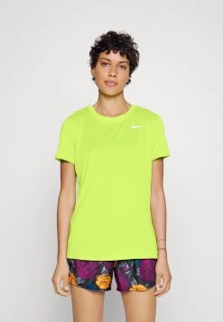 Nike Performance Damen DRY TEE CREW - Sport T-shirt - Atomic Green/white -Angebote Nike Store 3d4379b285064d988cff120b27b2da78