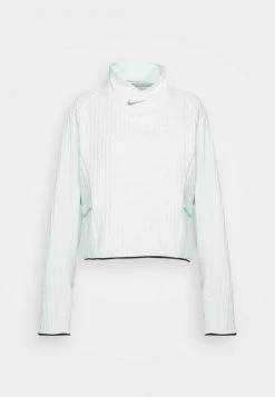 Nike Performance Damen RUN MIDLAYER - Langarmshirt - Barely Green/black