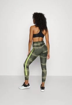 Nike Performance ONE LUXE - Tights - Sequoia/atomic Green/clear | Damen -Angebote Nike Store 3db9247f34594170aac0ac0ef4a52c43