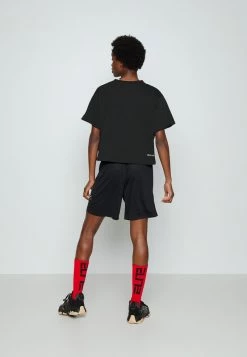 Nike Performance Damen CUTOFF CREW - T-Shirt Print - Black/university Red -Angebote Nike Store 3de0e6bea4664e9b85e8feb58580fb7c