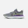Nike Performance Herren Laufschuh Neutral - Particle Grey/volt/iron Grey/wild Berry/photon Dust/black