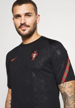 Nike Performance Herren PORTUGAL - T-Shirt Print - Black/challenge Red -Angebote Nike Store 3e1c9b90172b42aabb264ee163562878