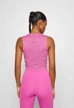 Nike Performance Damen TANK TIE - Sport T-shirt - Cosmic Fuchsia/iron Grey -Angebote Nike Store 3e20c7aa851a444f9d468fa407e549eb