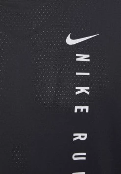 Nike Performance Herren MILER HYBRID - T-Shirt Print - Black/silver -Angebote Nike Store 3e5caed3750a4f37950d0a10a06afefd
