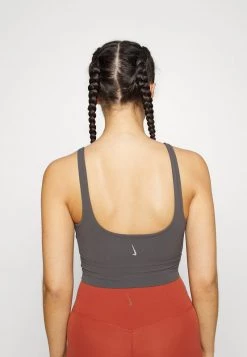 Nike Performance Damen THE YOGA LUXE CROP TANK - Top - Medium Ash/particle Grey -Angebote Nike Store 3f7f9748a8a74888974263a9a2f6337f