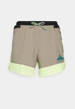 Nike Performance Herren TRAIL - Kurze Sporthose - Light Lemon Twist/moon Fossil/bright Spruce