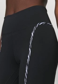 Nike Performance ONE LUX - Tights - Black/purple Chalk/clear | Damen -Angebote Nike Store 4067365db3d44836b87e108f8af31ed7