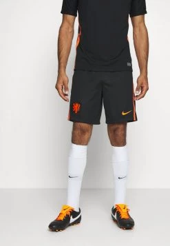 Nike Performance Herren NIEDERLANDE KNVB SHORT AWAY - Kurze Sporthose - Black/safety Orange