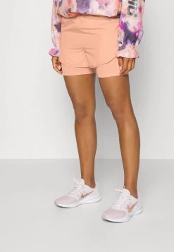 Nike Performance Damen TEMPO LUXE SHORT - Kurze Sporthose - Light Madder Root/atmosphere/reflective Silver