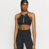 Nike Performance Damen INDY RAINBOW BRA - Sport-BH Mit Leichter Stützkraft - Black/white