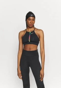 Nike Performance Damen INDY RAINBOW BRA - Sport-BH Mit Leichter Stützkraft - Black/white