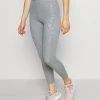 Nike Performance Damen Tights - Particle Grey/white
