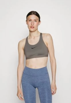 Nike Performance BRA - Sport-BH Mit Leichter Stützkraft - Cave Stone/ironstone/black | Damen