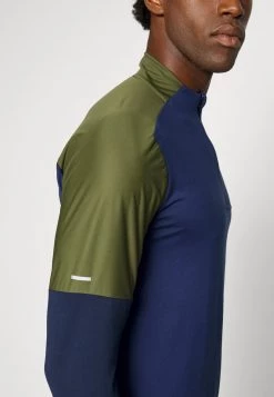 Nike Performance Herren TRAIL - Langarmshirt - Midnight Navy/rough Green/obsidian -Angebote Nike Store 41f74e9eb75e4645b49d83e9459f6c38
