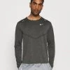 Nike Performance Herren TECHKNIT ULTRA - Langarmshirt - Black/iron Grey/heather/silver