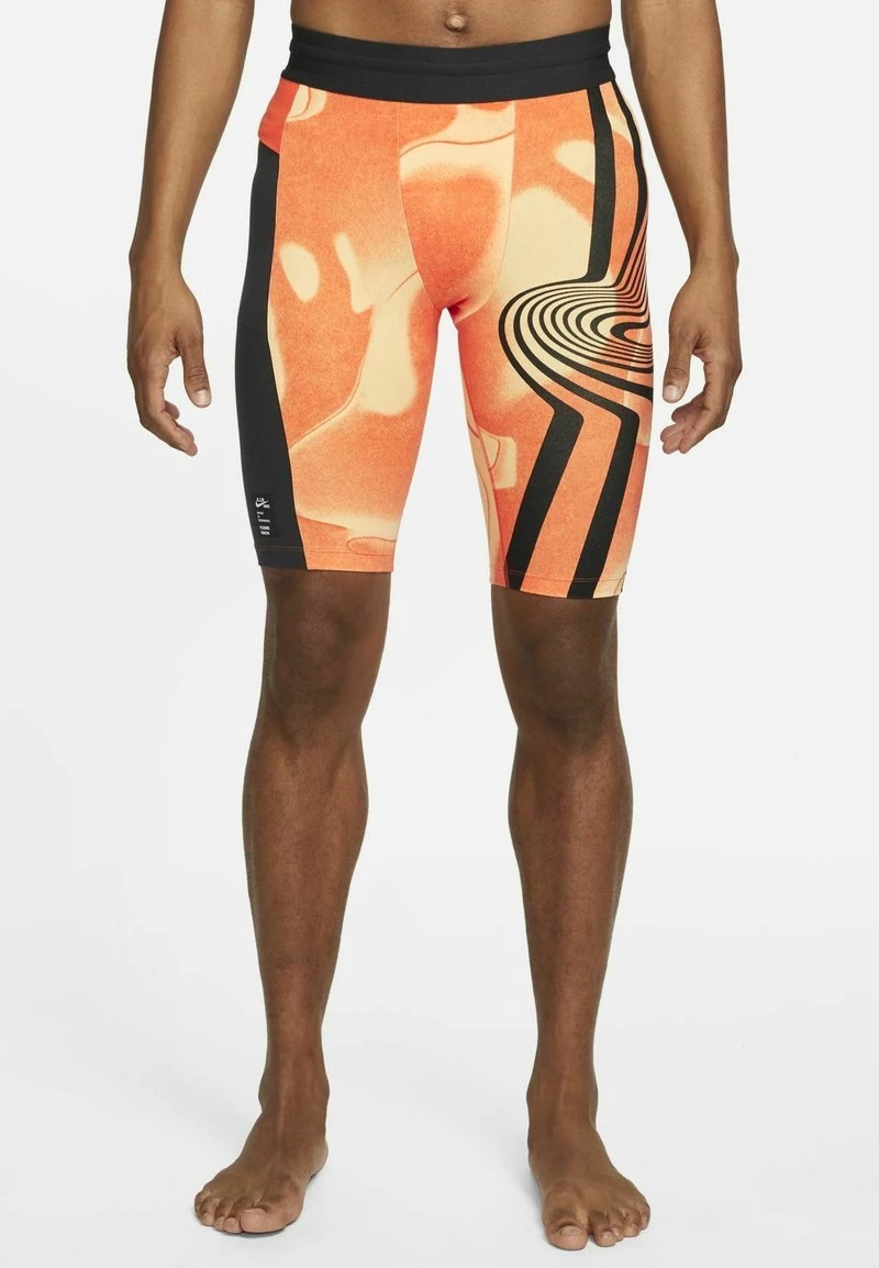 Nike Performance Herren YOGA DRI-FIT A.I.R. - Tights - Melon Tint Offnoir Iron Grey 1 Nike Performance Herren YOGA DRI-FIT A.I.R. - Tights - Melon Tint Offnoir Iron Grey