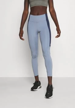 Nike Performance Damen ONE 7/8 - Tights - Ashen Slate/lime Ice/white