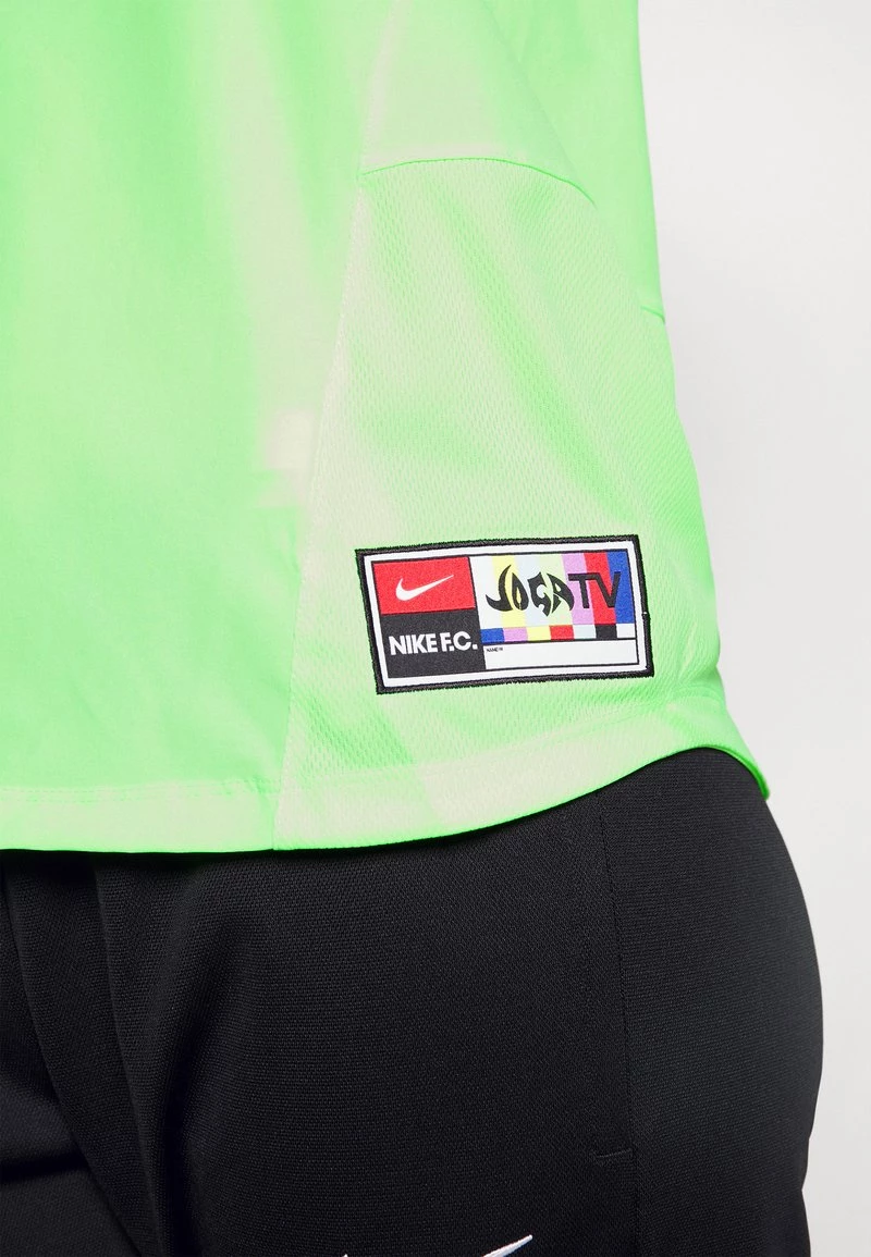 Nike Performance Damen FC - Sport T-shirt - Lime Glow/white 5 Nike Performance Damen FC - Sport T-shirt - Lime Glow/white – Bild 5