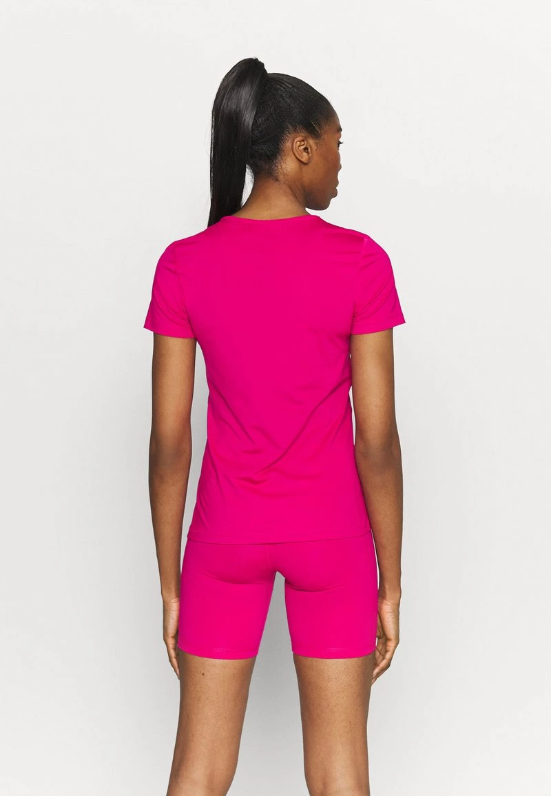 Nike Performance Damen ALL OVER - T-Shirt Basic - Fireberry/white 8 Nike Performance Damen ALL OVER - T-Shirt Basic - Fireberry/white – Bild 8