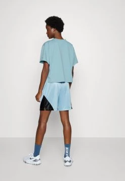 Nike Performance Damen CUTOFF CREW - T-Shirt Print - Worn Blue/atomic Green -Angebote Nike Store 436c50844860433a8889acc89a861337