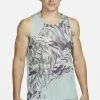 Nike Performance Herren TECHNOLOGY: DRI-FIT - Top - Dusty Sage Laser Blue