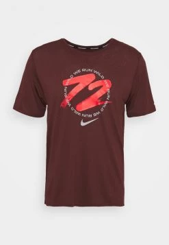 Nike Performance Herren MILER - T-Shirt Print - Mystic Dates/chile Red/white/reflective Silver -Angebote Nike Store 4412b9adccd1490bb5592d166e4e0690
