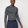 Nike Performance Herren TIGHT MOCK - Langarmshirt - Iron Grey/black