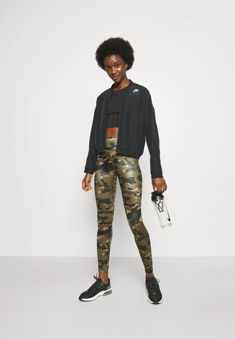 Nike Performance ONE CAMO - Tights - Medium Olive/white | Damen 2 Nike Performance ONE CAMO - Tights - Medium Olive/white | Damen – Bild 2