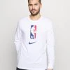 Nike Performance Herren NBA LONG SLEEVE - Sport T-shirt - White