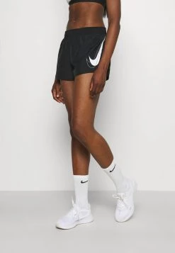 Nike Performance Damen RUN SHORT - Kurze Sporthose - Black/silver