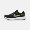 Nike Performance Herren REVOLUTION 6 - Laufschuh Neutral - Black/metallic Gold/white