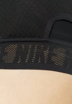 Nike Performance BRA - Sport-BH Mit Mittlerer Stützkraft - Black/dark Smoke Grey | Damen -Angebote Nike Store 4599b7145fdd44df8b5a00742af5063e