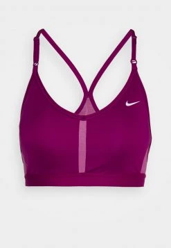 Nike Performance Damen INDY V NECK BRA - Sport-BH Mit Leichter Stützkraft - Sangria/light Bordeaux/sangria/white -Angebote Nike Store 459d2cc4c6304905a1d958aee970953b