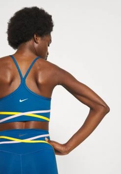 Nike Performance Damen INDY BRA - Sport-BH Mit Leichter Stützkraft - Court Blue/pink Glaze/university Gold/white -Angebote Nike Store 460ffc5df2a743e0a873f1fd465fc3ab