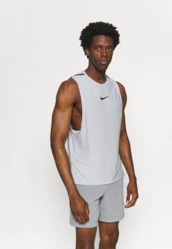 Nike Performance Herren TANK - Top - Smoke Grey/black