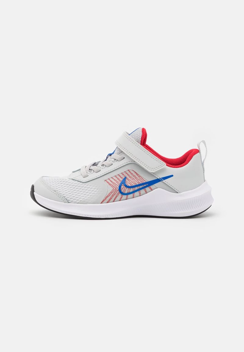 Nike Performance DOWNSHIFTER 11 UNISEX - Laufschuh Neutral - Photon Dust/game Royal/university Red/white 1 Nike Performance DOWNSHIFTER 11 UNISEX - Laufschuh Neutral - Photon Dust/game Royal/university Red/white