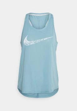 Nike Performance Damen RUN TANK - Top - Worn Blue/white -Angebote Nike Store 4723da182a00448e831d0a35e46d277f