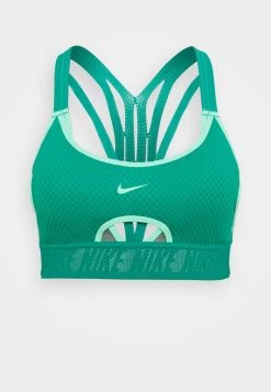 Nike Performance Damen INDY BRA - Sport-BH Mit Leichter Stützkraft - Neptune Green/hasta/green Glow -Angebote Nike Store 474d80f080f8471abd9653a694d76c8a