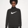 Nike Performance Damen RUN - Langarmshirt - Black/white