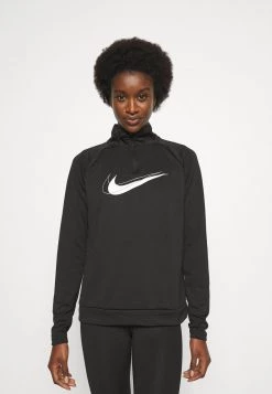 Nike Performance Damen RUN - Langarmshirt - Black/white