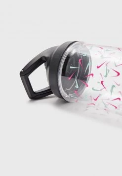 Nike Performance HYPERCHARGE CHUG BOTTLE UNISEX - Trinkflasche - Clear/black/tropical Twist -Angebote Nike Store 47c376d5176c46cda96cbcf9859d80ff