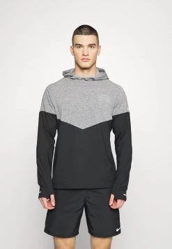 Nike Performance Herren HOOD - Langarmshirt - Black/pure