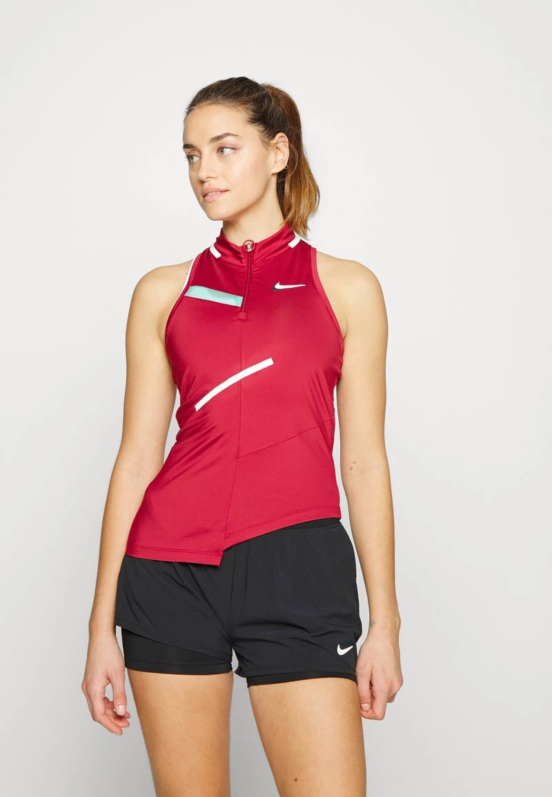 Nike Performance Damen TANK - Top - Pomegranate/washed Teal/white 1 Nike Performance Damen TANK - Top - Pomegranate/washed Teal/white