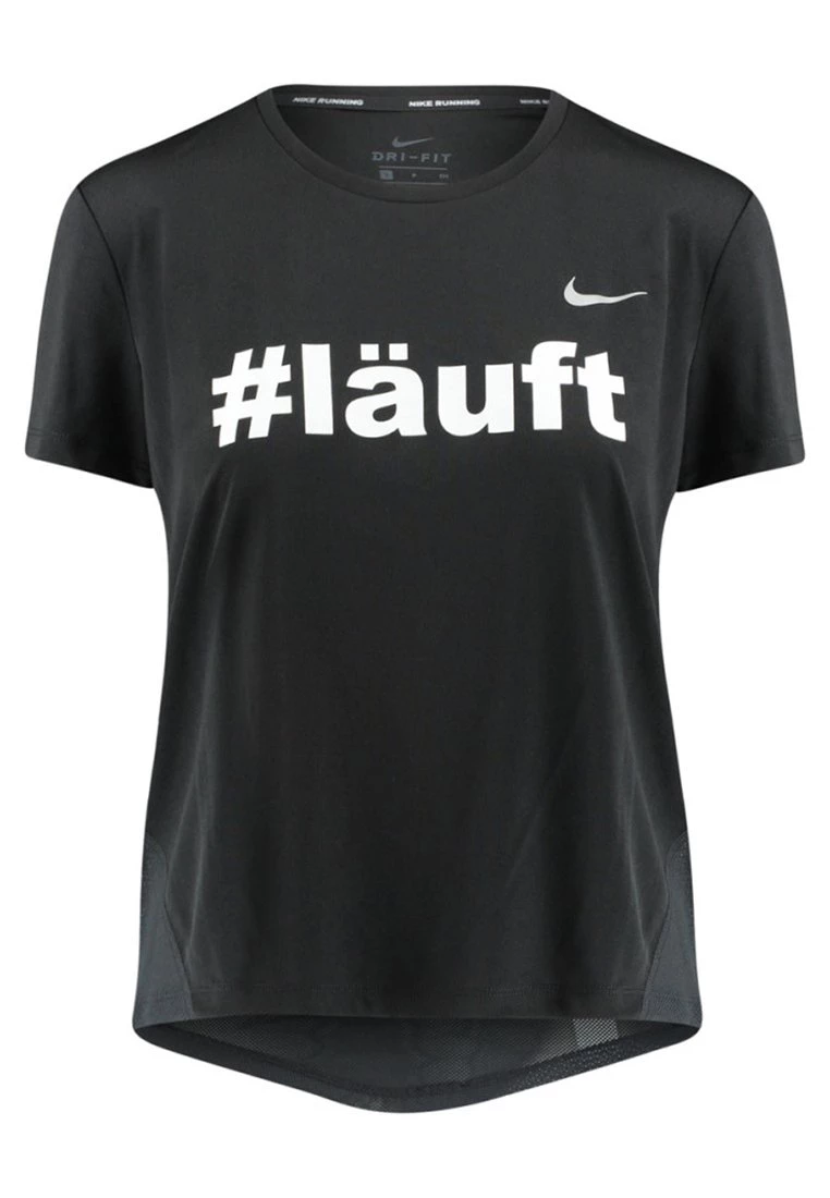 Nike Performance Damen #LÄUFT - T-Shirt Print - Black 1 Nike Performance Damen #LÄUFT - T-Shirt Print - Black
