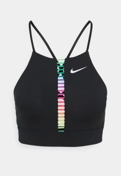 Nike Performance Damen INDY RAINBOW BRA - Sport-BH Mit Leichter Stützkraft - Black/white -Angebote Nike Store 49c980c7e36d4f42aeee6f9e8652b366